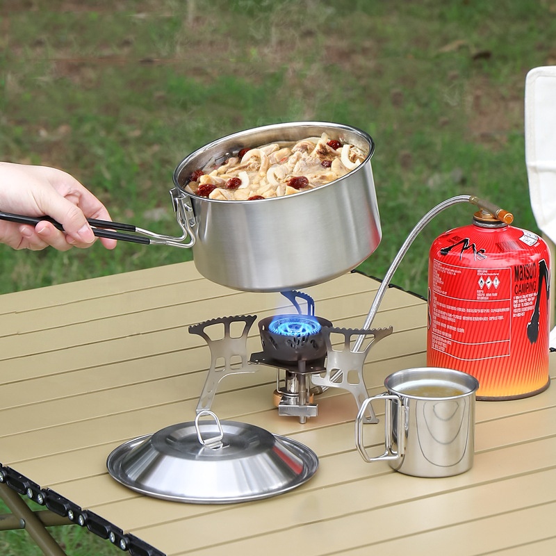 Peralatan Masak Camping Outdoo - Camping Cooking Mess Kit ulasan dan harga