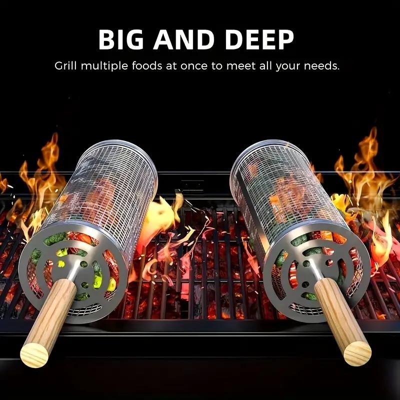 Keranjang Panggangan BBQ Baja  - Camping Cooking Area ulasan dan harga