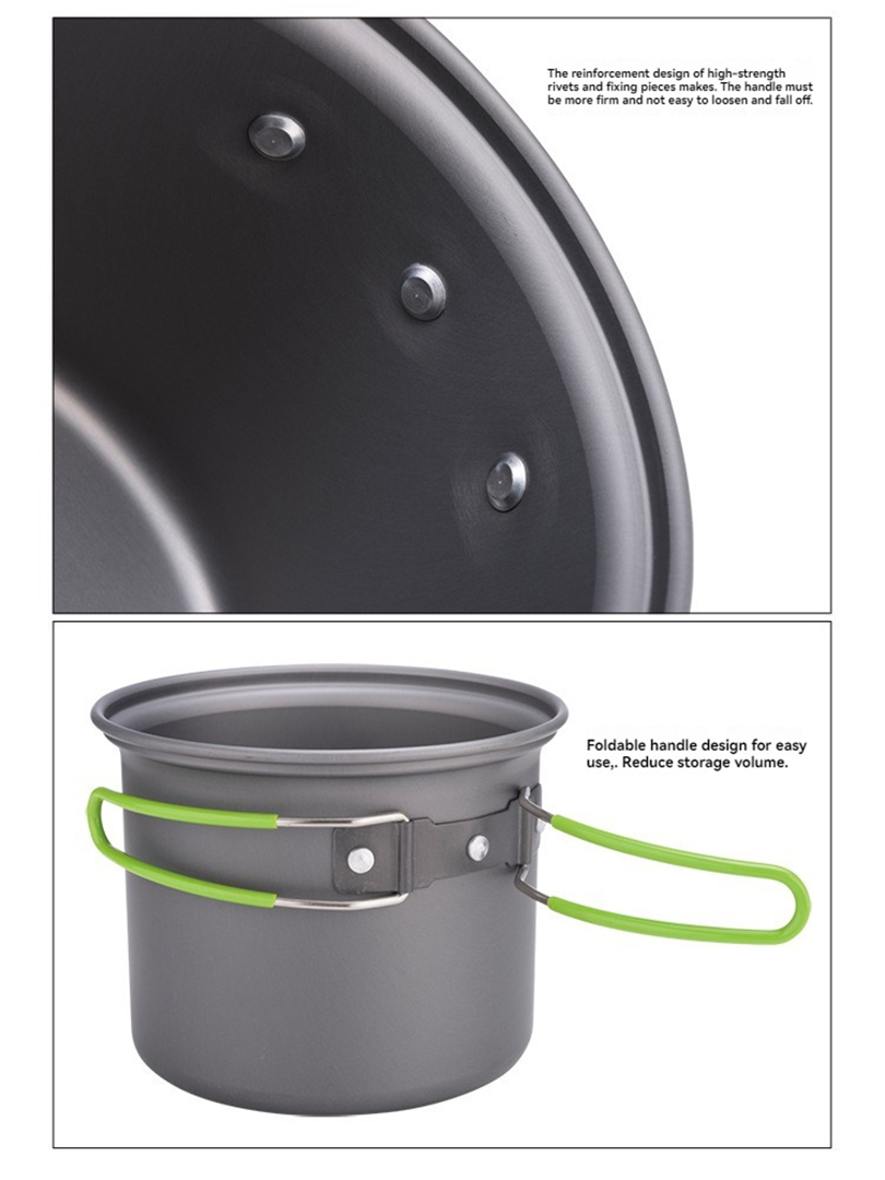 BRS-T15A Peralatan Masak Campi - Camping Cooking Mess Kit ulasan dan harga