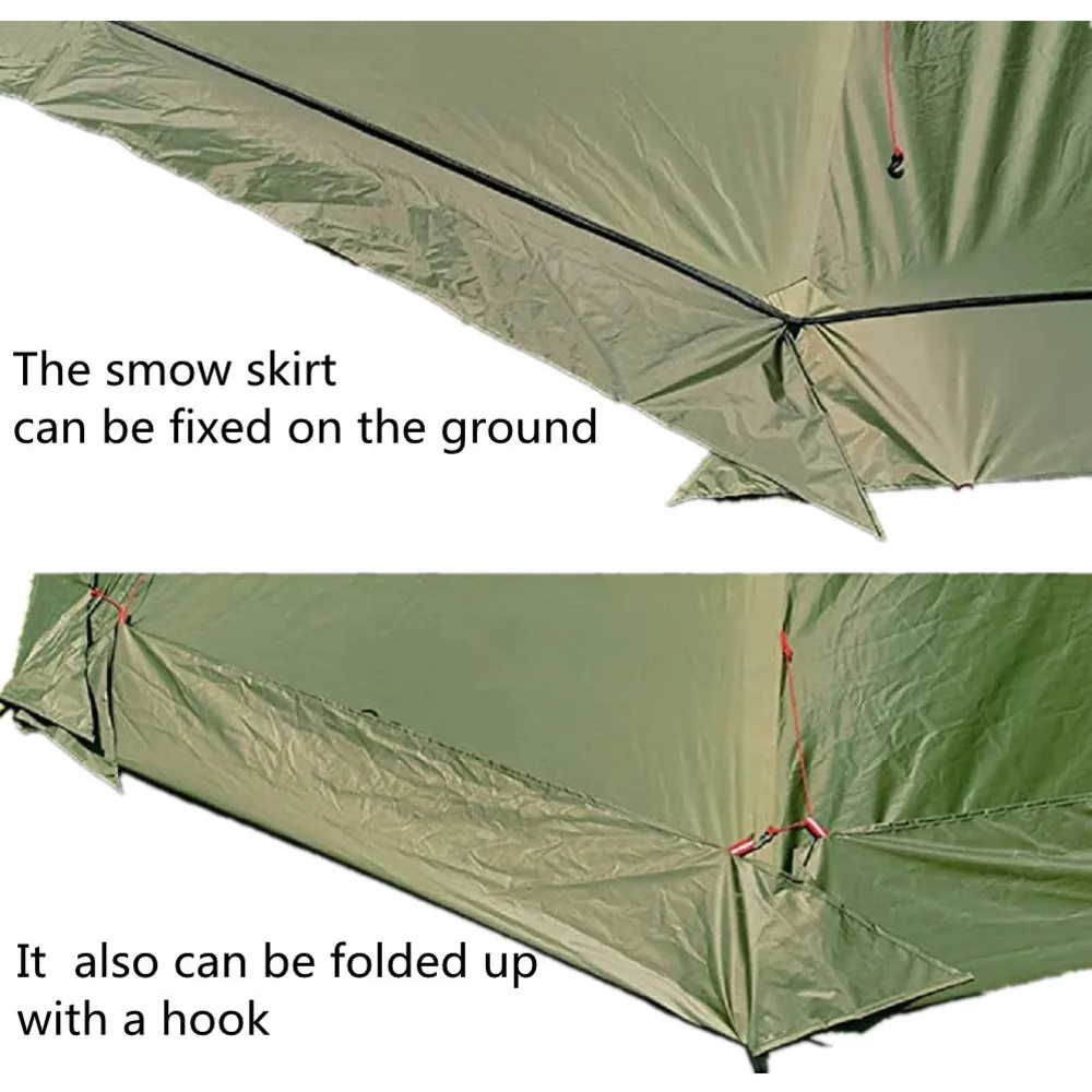 Tenda Piramida Baru dengan Rok - Camping Cooking Snow ulasan dan harga