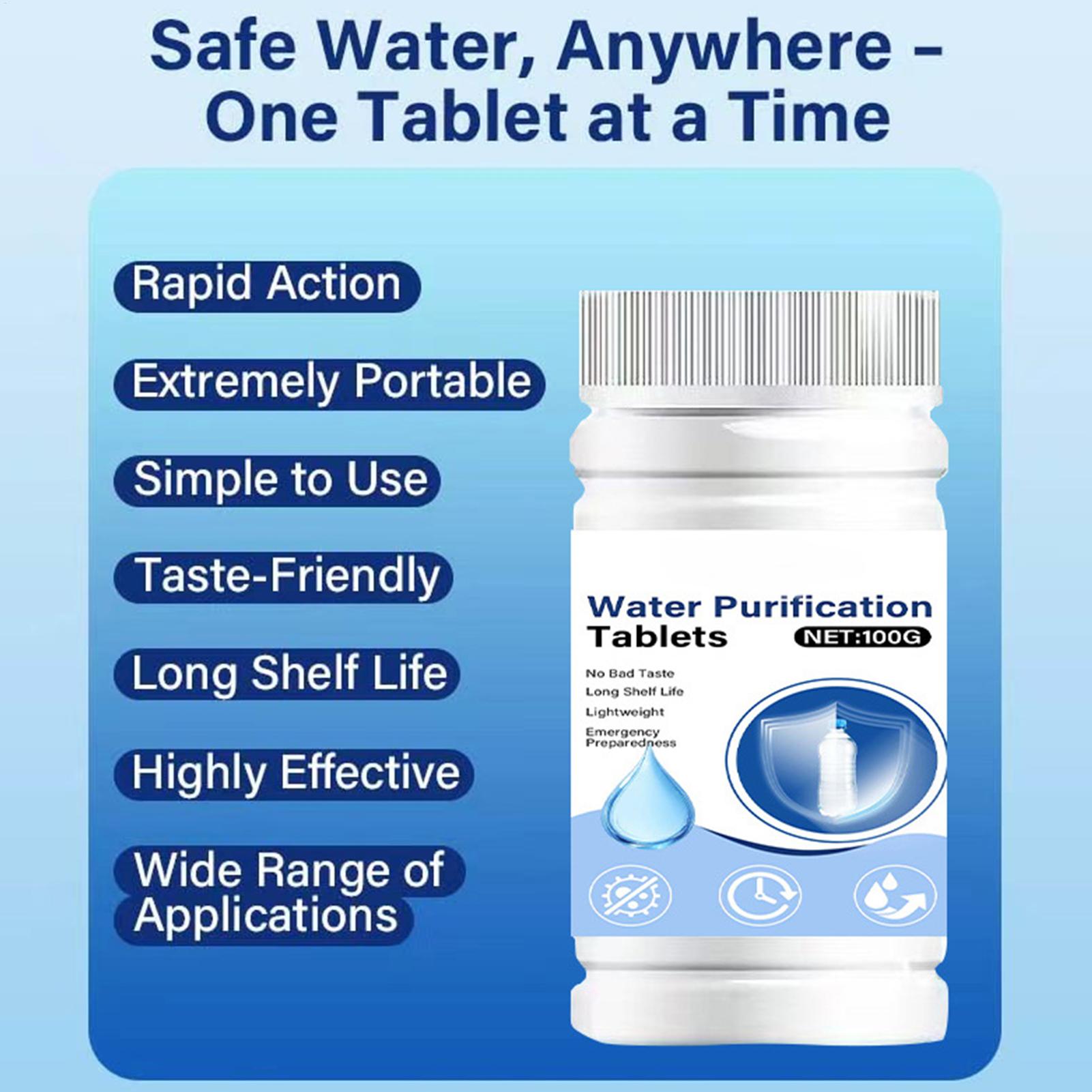 Tablet Pemurni Air Minum Aman  - Water Purification Tablet ulasan dan harga