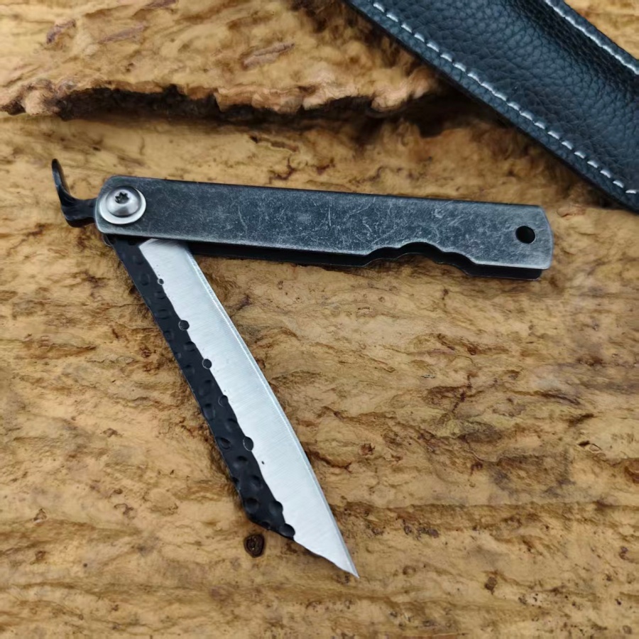 Pisau Lipat Higonokami Buatan  - Camping Cooking Knife With Sheath ulasan dan harga