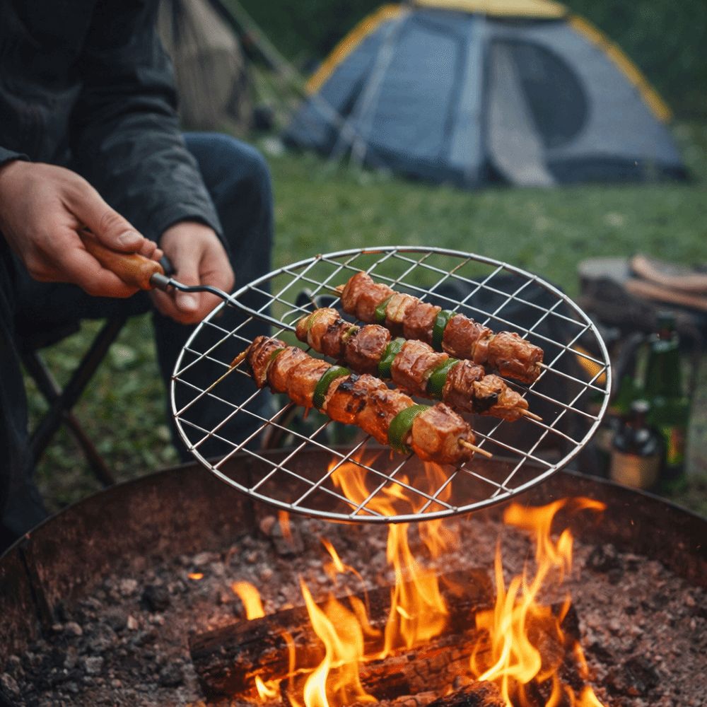 Jaring Panggangan BBQ Baja Tah - Camping Cooking Tools ulasan dan harga