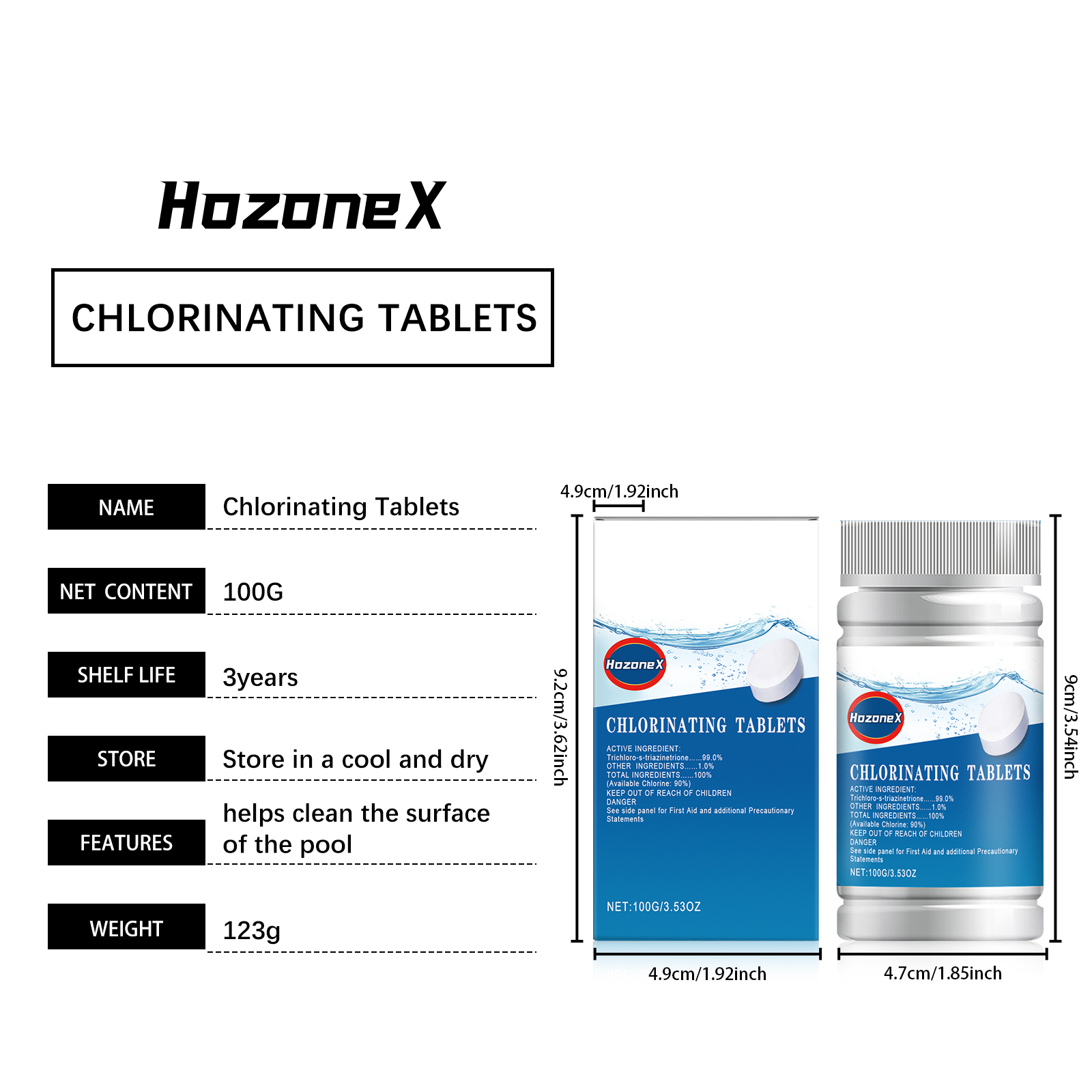 100G Tablet Effervescent Pembe - Water Purification Tablet ulasan dan harga