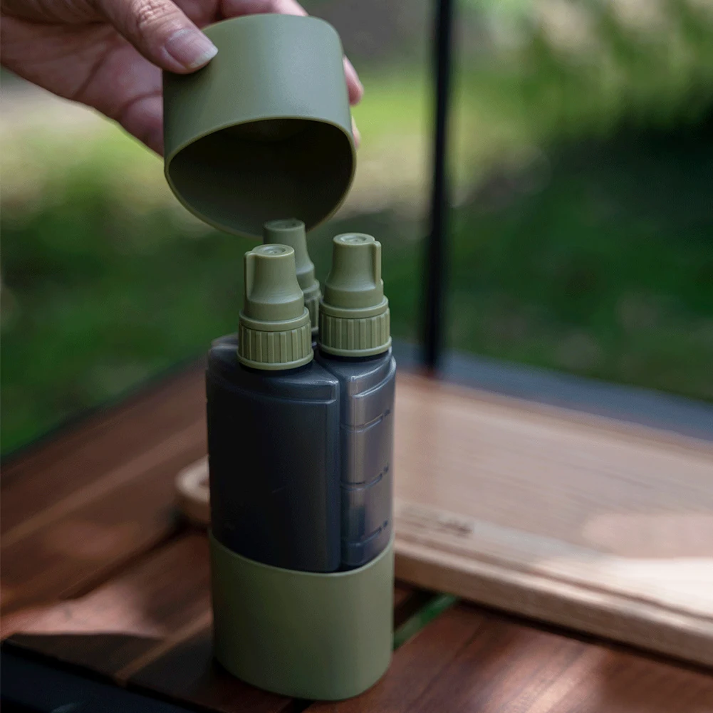 3 In 1 Botol Dispenser Bumbu B - Camping Cooking Kits ulasan dan harga