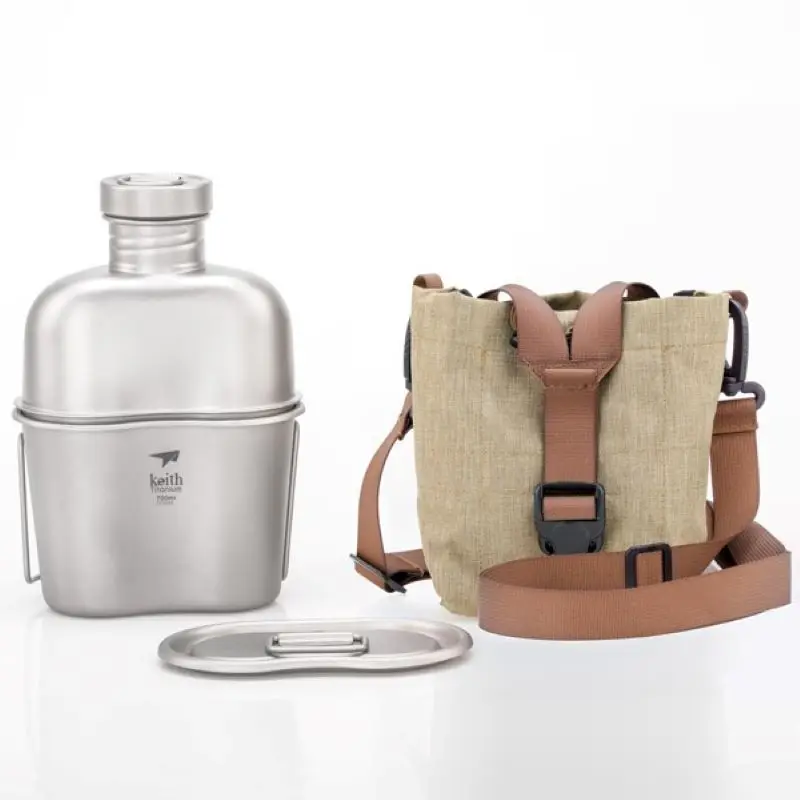Keith Set botol air Titanium m - Camping Cooking Kits ulasan dan harga