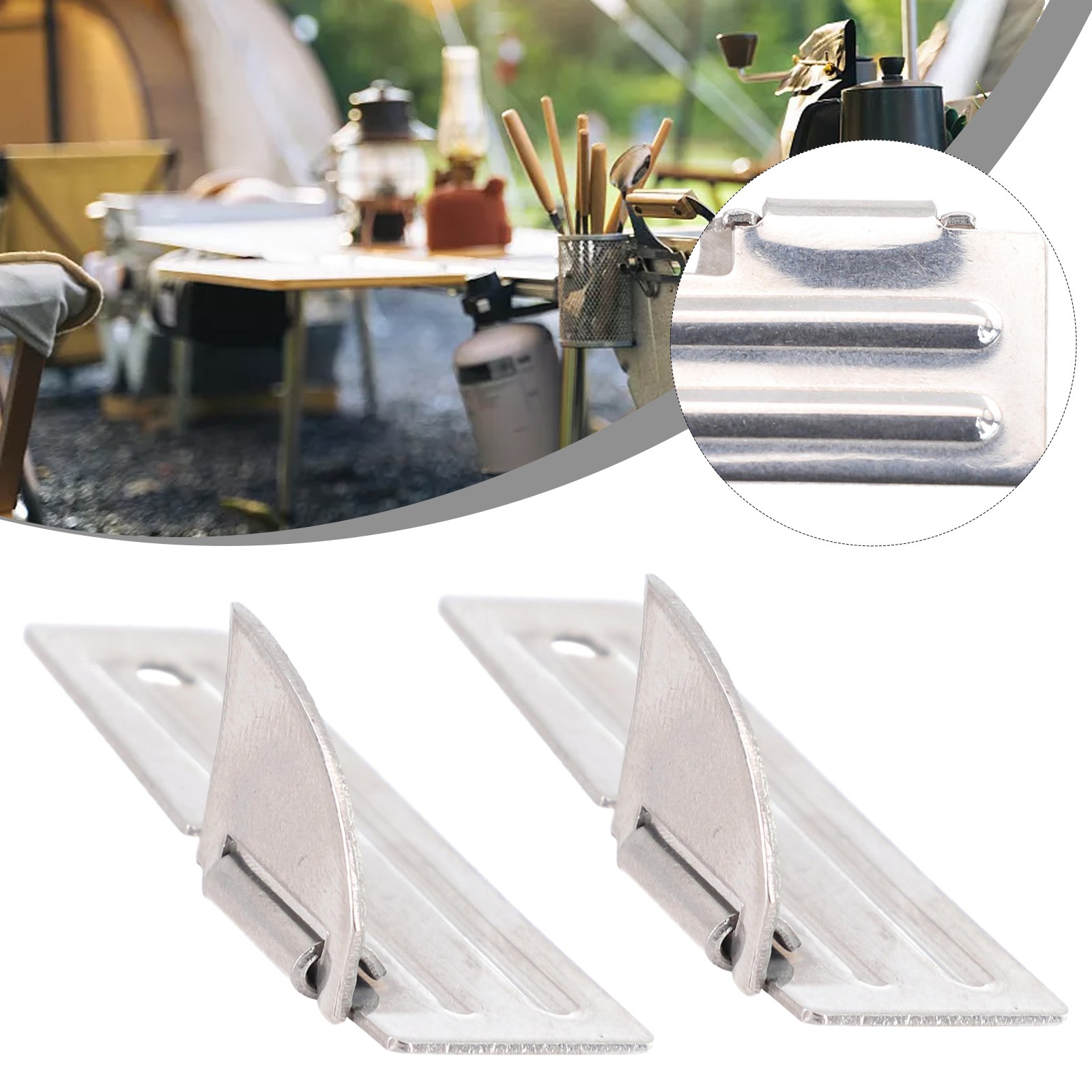 2 Buah Pembuka Kaleng Lipat Mi - Camping Cooking Utilities ulasan dan harga