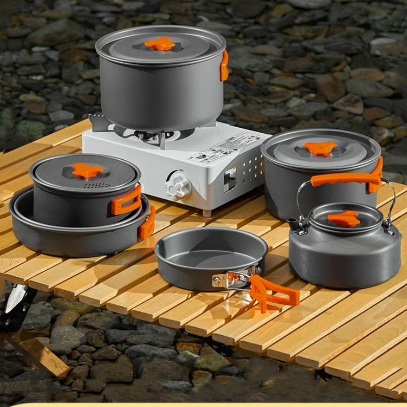 Set Peralatan Masak Camping An - Camping Cooking Mess Kit ulasan dan harga
