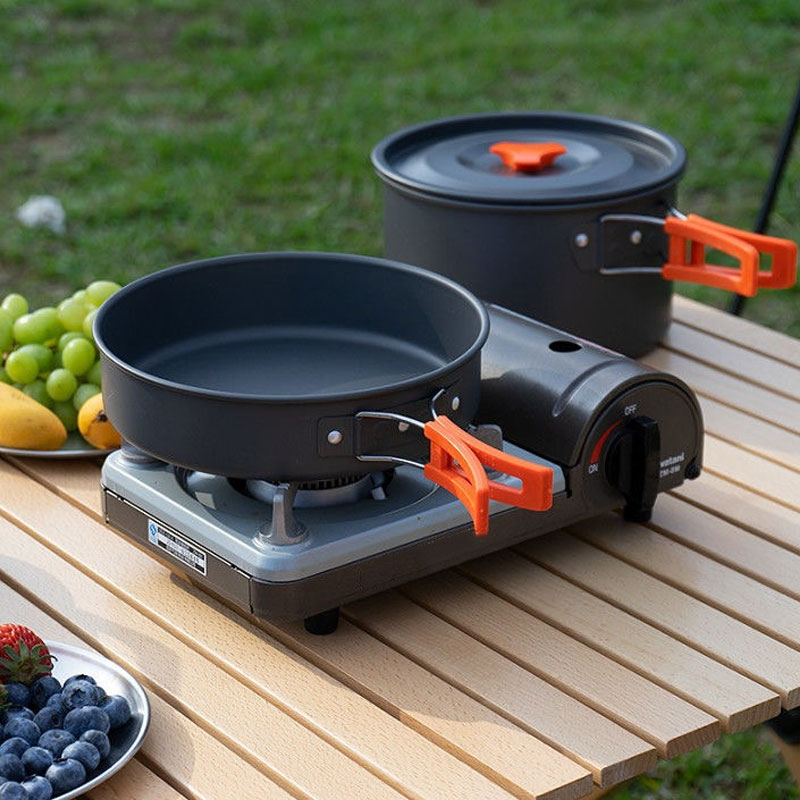 Set Peralatan Masak Camping An - Camping Cooking Mess Kit ulasan dan harga