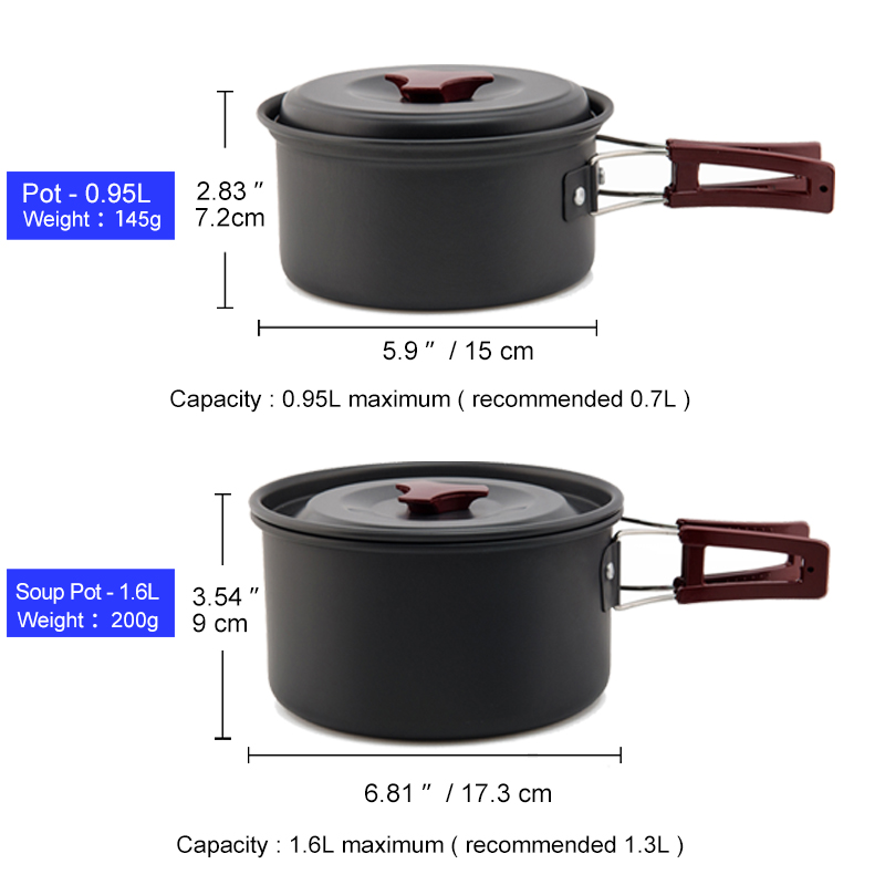 Villiea Set Peralatan Masak Be - Camping Cooking Kit Box ulasan dan harga