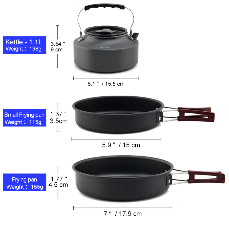 Villiea Set Peralatan Masak Be - Camping Cooking Kit Box ulasan dan harga
