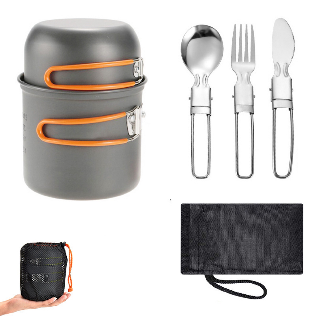 Kit peralatan masak berkemah b - Camping Cooking Equipment Bag ulasan dan harga