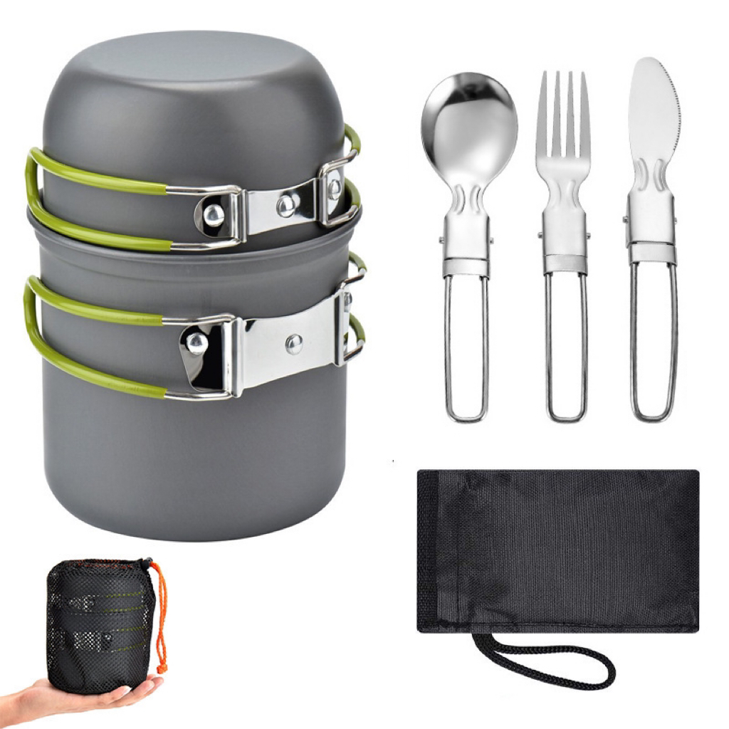 Kit peralatan masak berkemah b - Camping Cooking Equipment Bag ulasan dan harga