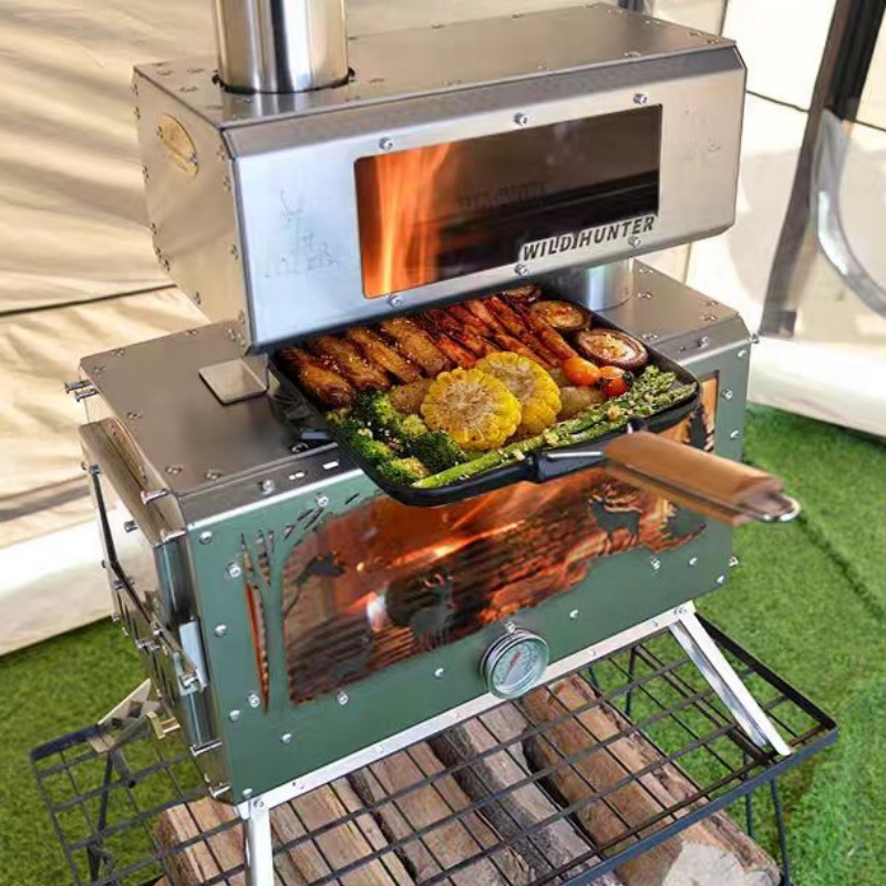 Kompor Kayu Bakar untuk Berkem - Camping Cooking Area ulasan dan harga