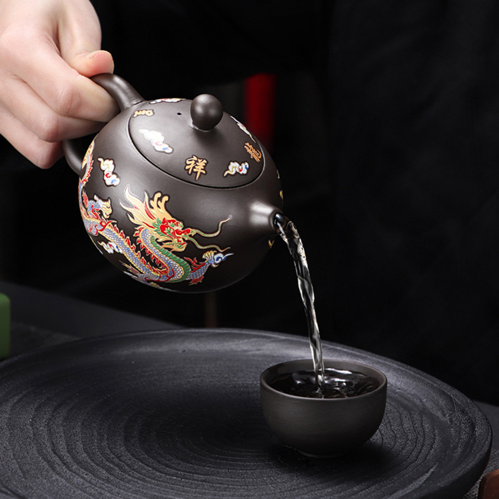 135-350ml Dragon Teapot Chines - Camping Cooking Utilities ulasan dan harga