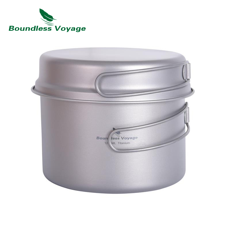 Panci Titanium & Wajan Penggor - Camping Cooking Mess Kit ulasan dan harga