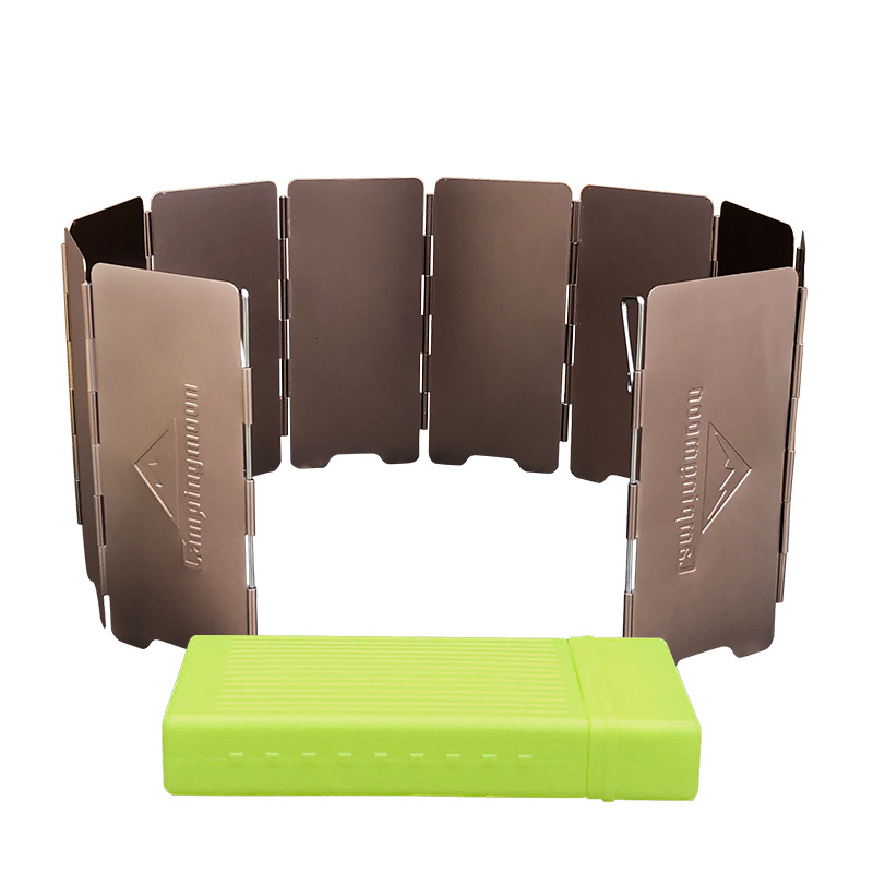 10 piring warna perunggu lipat - Camping Cooking Windshield ulasan dan harga