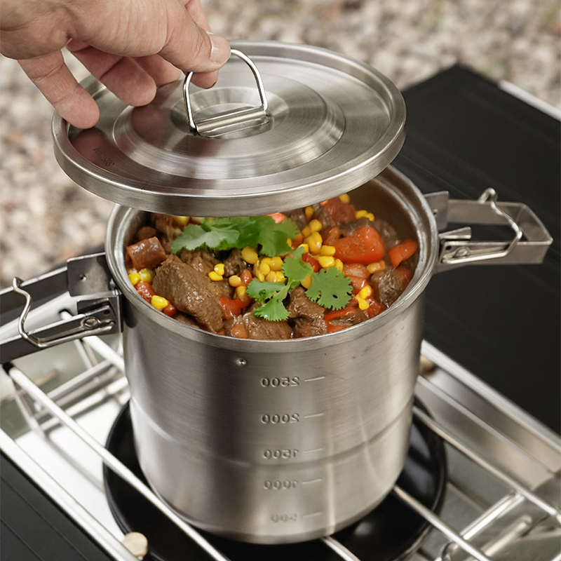 Peralatan Masak Luar Ruangan C - Camping Cooking Mess Kit ulasan dan harga