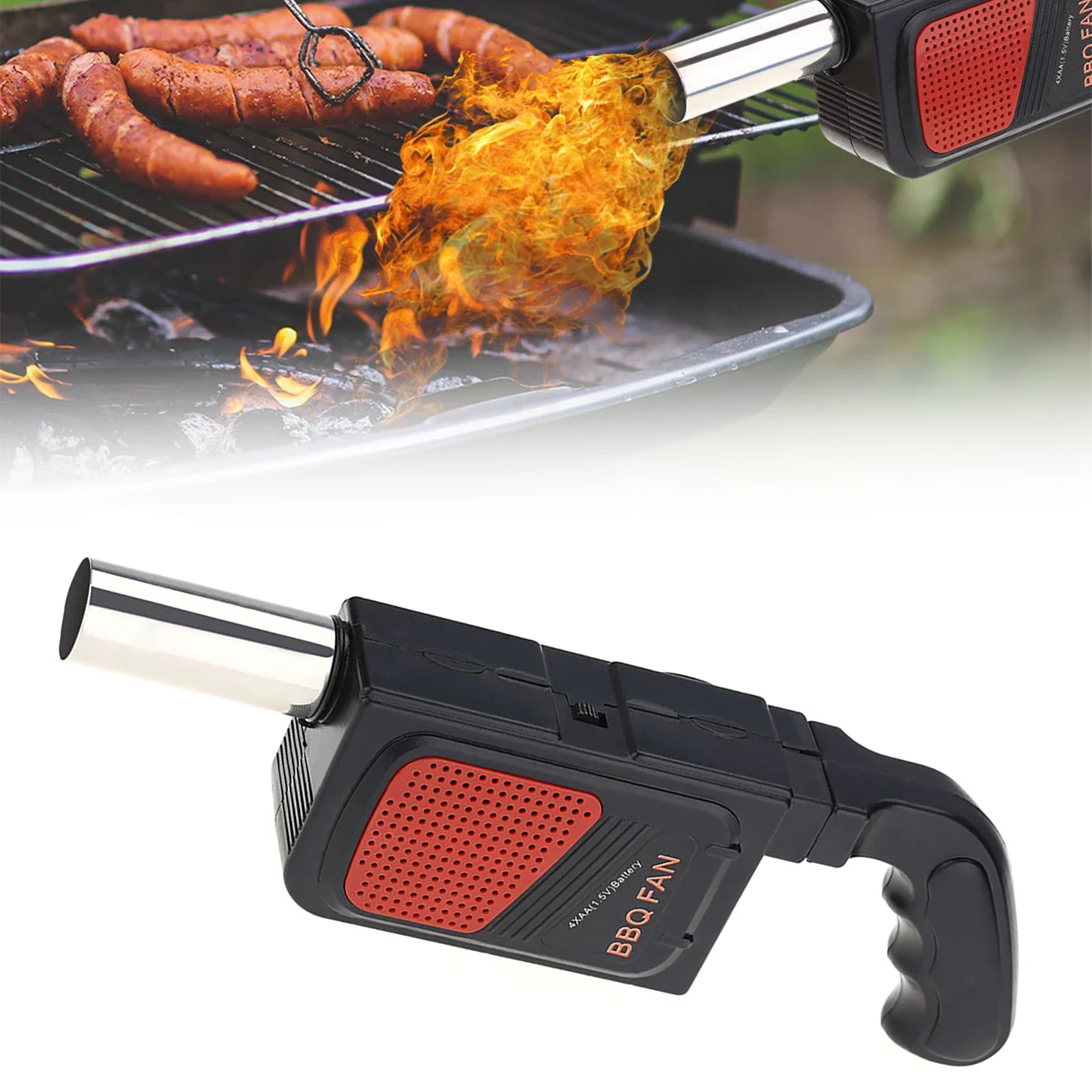 Kipas BBQ Elektrik Genggam Por - Camping Cooking Tools ulasan dan harga
