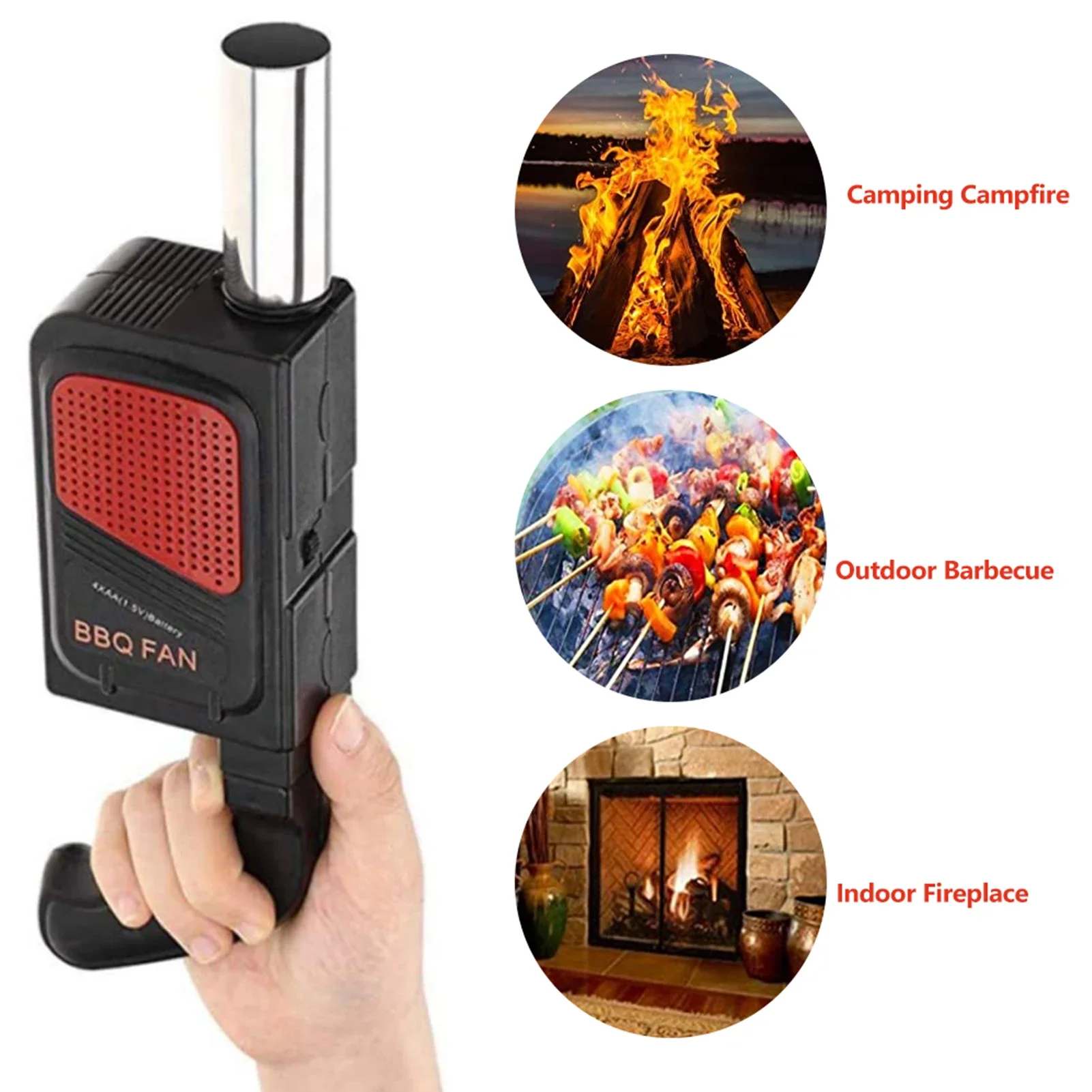 Kipas BBQ Elektrik Genggam Por - Camping Cooking Tools ulasan dan harga