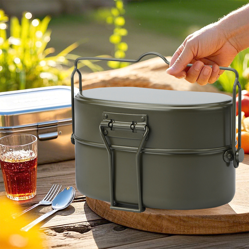 Outdoor CampingMessKit Multifu - Camping Cooking Kit Box ulasan dan harga