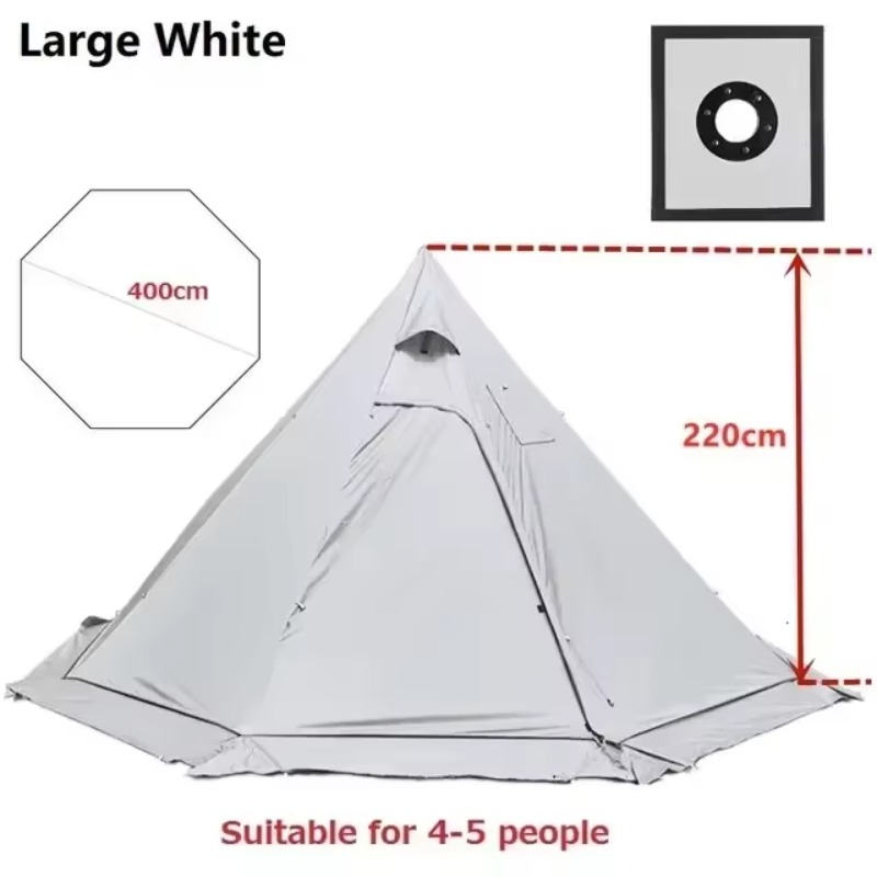 Tenda Piramida Dengan Pelindun - Camping Cooking Snow ulasan dan harga