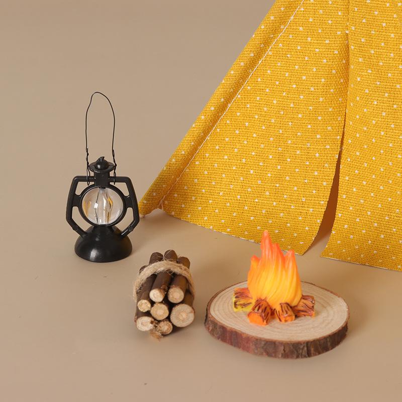 **1 Set 1/12 Rumah Boneka Deko - Camping Cooking Kit Box ulasan dan harga