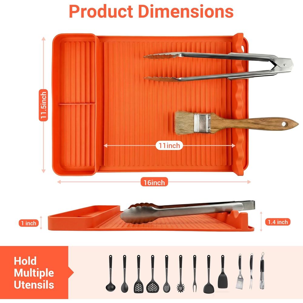 Alas Panggangan Silikon Tahan  - Camping Cooking Tools ulasan dan harga