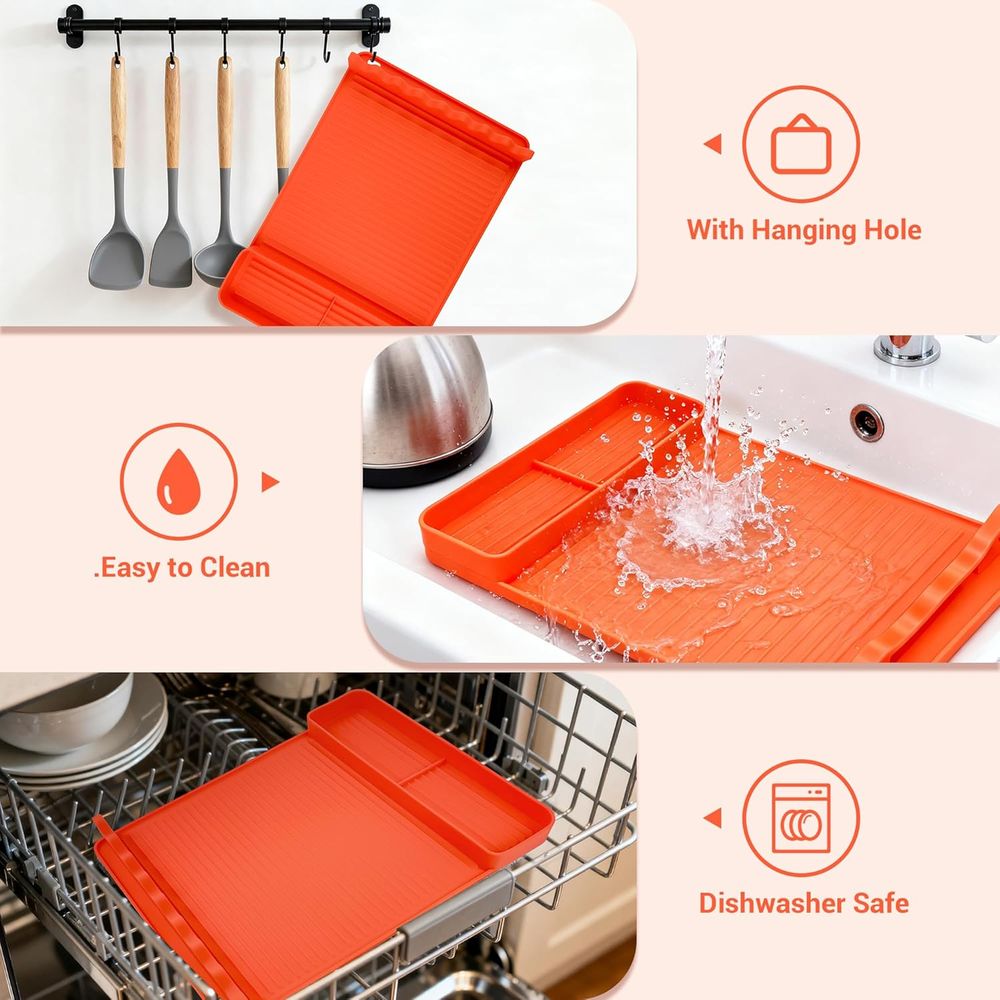 Alas Panggangan Silikon Tahan  - Camping Cooking Tools ulasan dan harga
