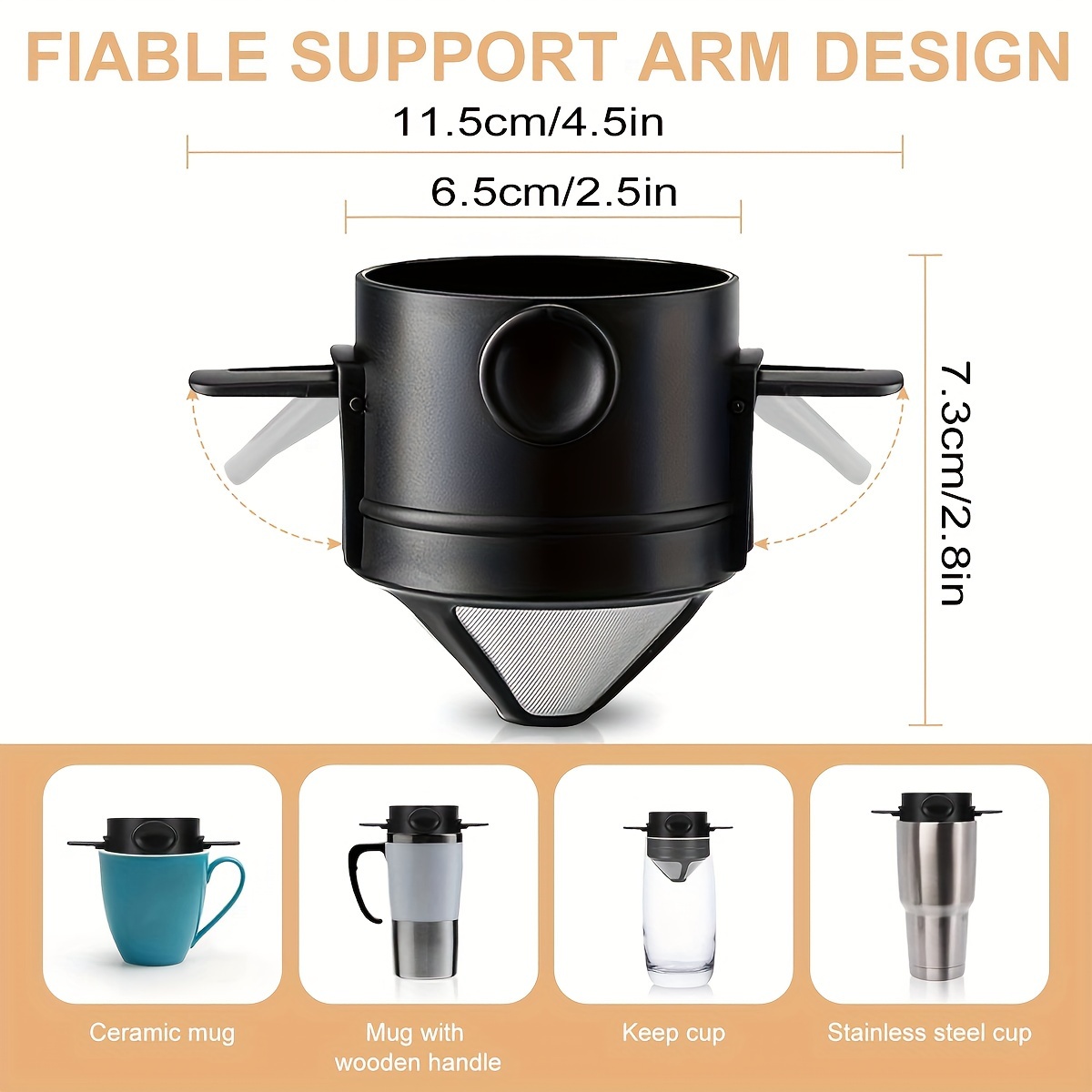 Cangkir Filter kopi portabel d - Pocket Coffee Maker ulasan dan harga