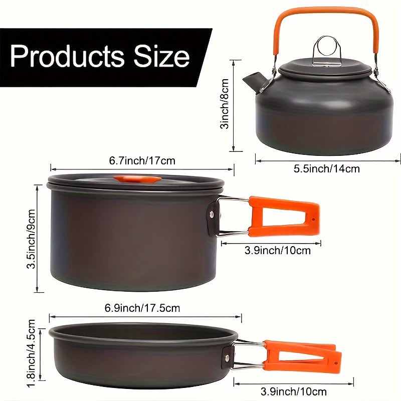 Set Peralatan Masak Aluminium  - Camping Cooking Equipment Bag ulasan dan harga