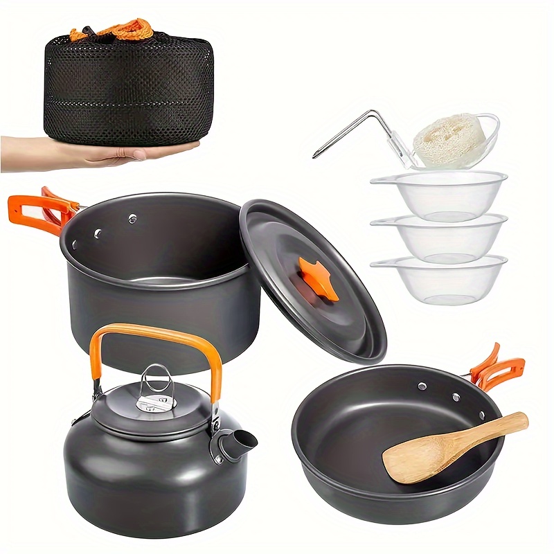Set Peralatan Masak Aluminium  - Camping Cooking Equipment Bag ulasan dan harga