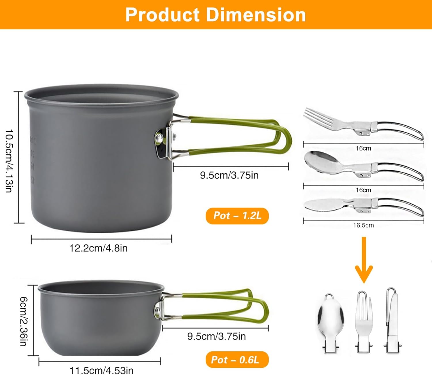 Peralatan Masak Camping Set Pe - Camping Cooking Mess Kit ulasan dan harga