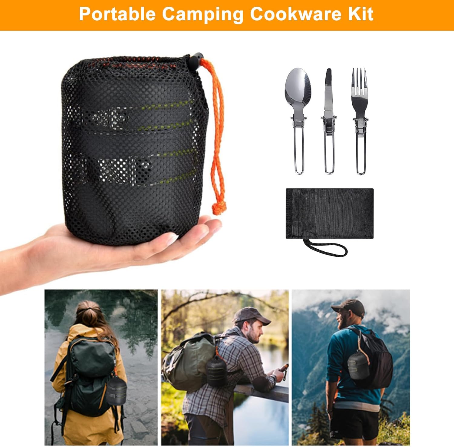 Peralatan Masak Camping Set Pe - Camping Cooking Mess Kit ulasan dan harga