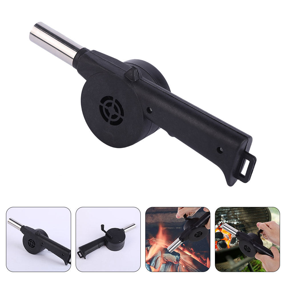 Kipas BBQ Manual Hitam dengan  - Camping Cooking Tools ulasan dan harga