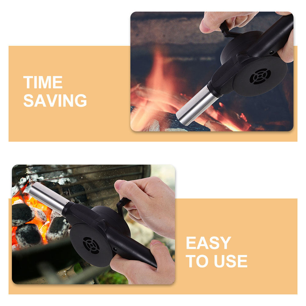 Kipas BBQ Manual Hitam dengan  - Camping Cooking Tools ulasan dan harga